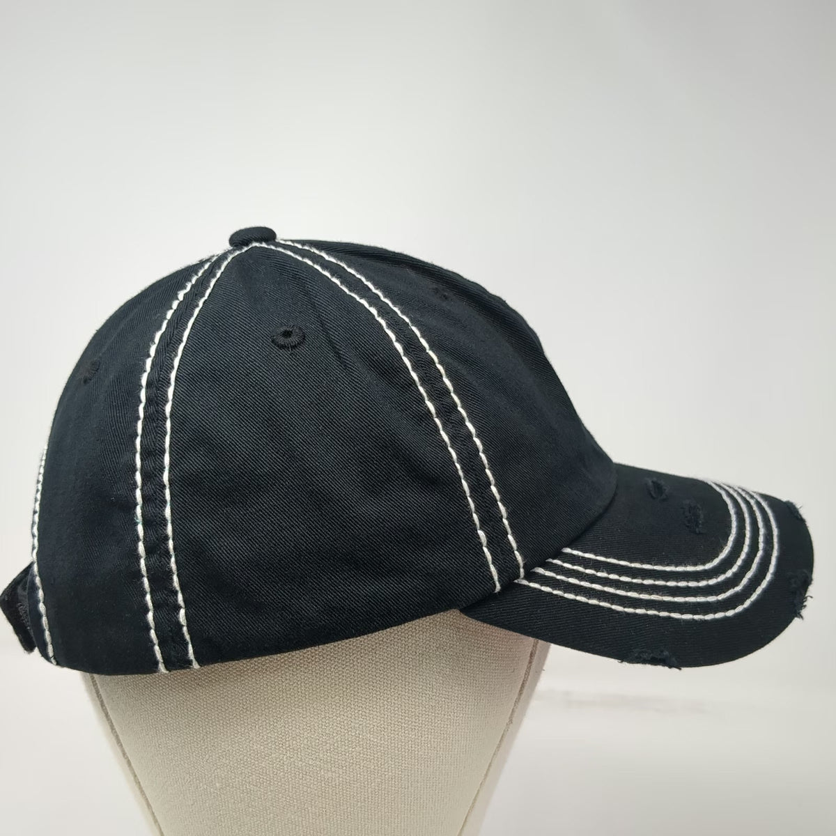 Cheekys Baseball Cap Black OSFM Hook Antler Heart Distressed Arrow Pattern Hat