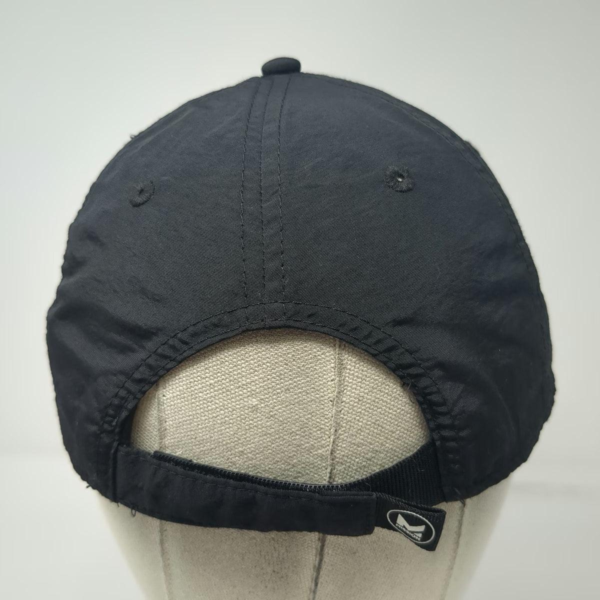 Mission Baseball Cap Black One Size Cooling Mesh Perforated Strapback Active Hat