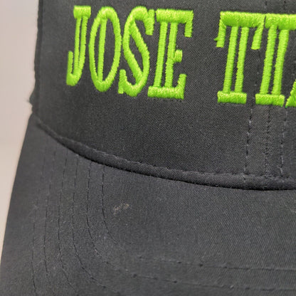 Delta Men's Fitted Hat Black Size M/L Black Embroidered San Jose Tizates Logo