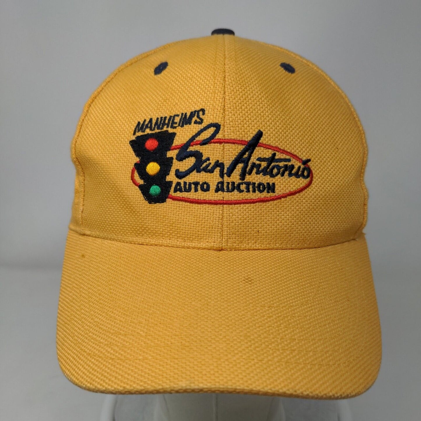 Manheim's San Antonio Auto Auction Slideback Hat Yellow One Size
