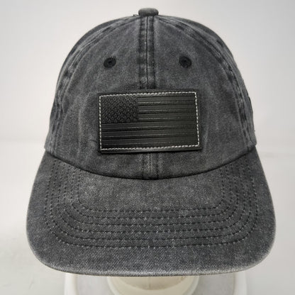 Ford Snapback Hat Gray One Size American Flag Built Tough Patch Washed Cotton
