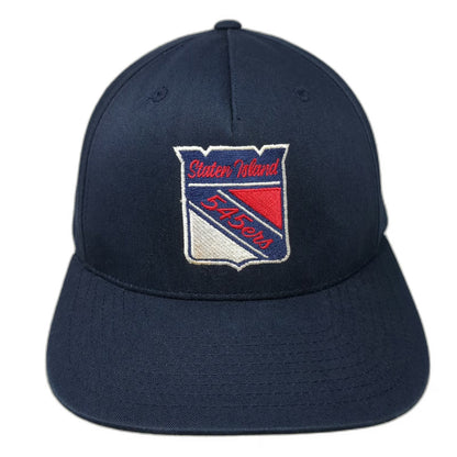 Richardson 5 Panel Blue One Size Staten Island 545ers Shield Logo Snapback Hat