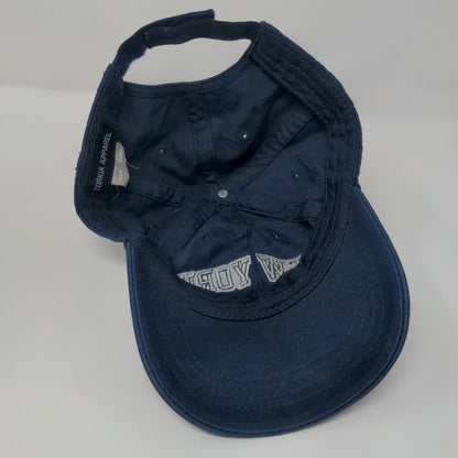 New York Est. 1664 Strapback Hat Blue OSFA Adjustable Embroidered Torkia Apparel