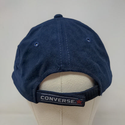 Converse All Star Men's Strapback Hat Blue OSFA Embroidered Logo Cotton