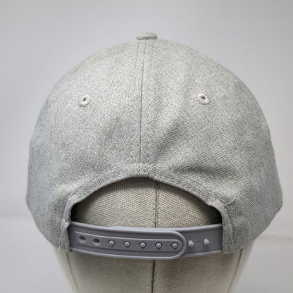 Caterpillar 5 Panel Gray One Size Snapback Bulldozer Graphic Patch Hat