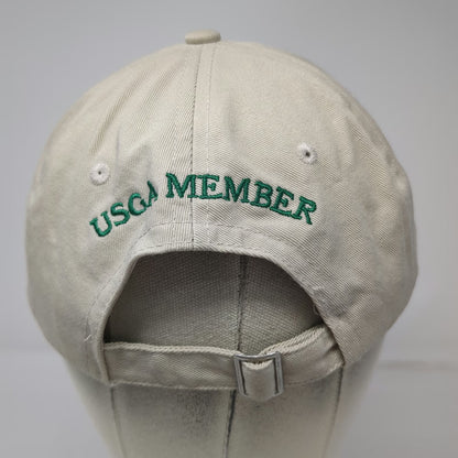 USGA Baseball Cap Beige One Size 2007 US Open Oakmont Member Squirrel Golf Hat