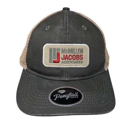 McMillen Jacobs Associates Strapback Trucker Hat Multi One Size Ponytail