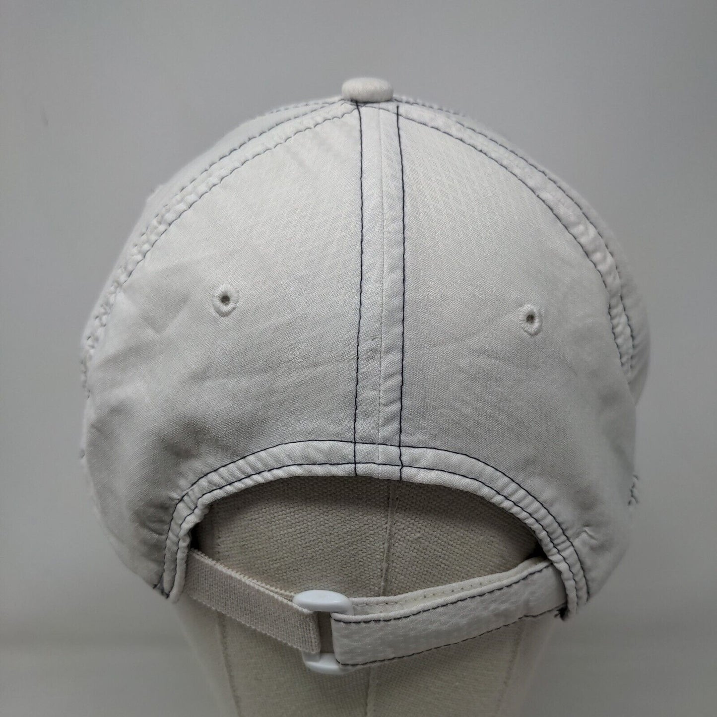 Under Armour Strapback Hat White One Size Adjustable Embroidered 6 Panel