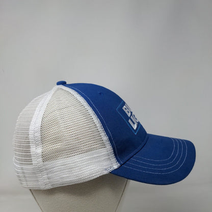 Bud Light Snapback Trucker Hat Blue OSFA Adjustable Embroidered Mesh Back