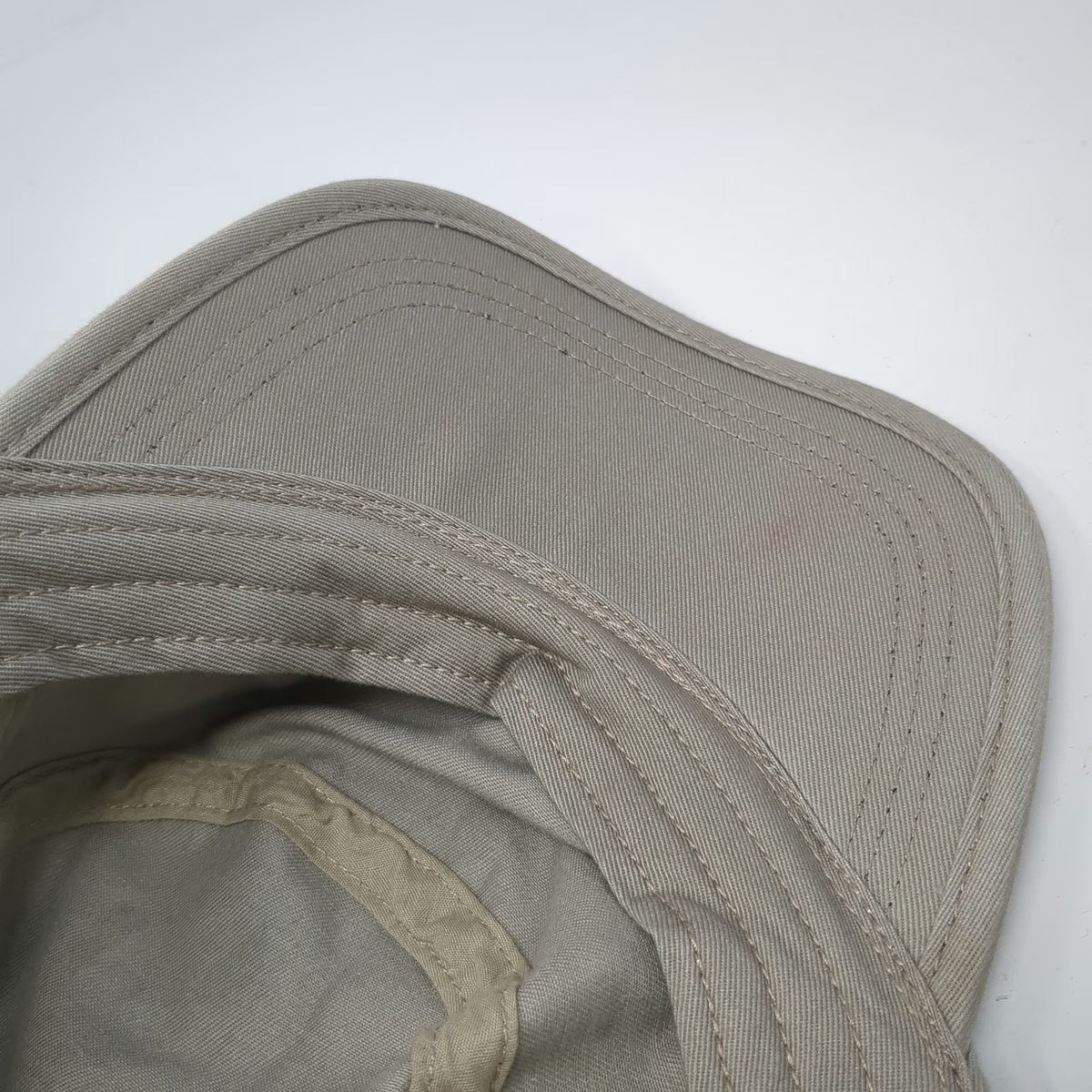 Alternative Army Cap Beige One Size Strapback Cotton Solid Plain Blank Hat