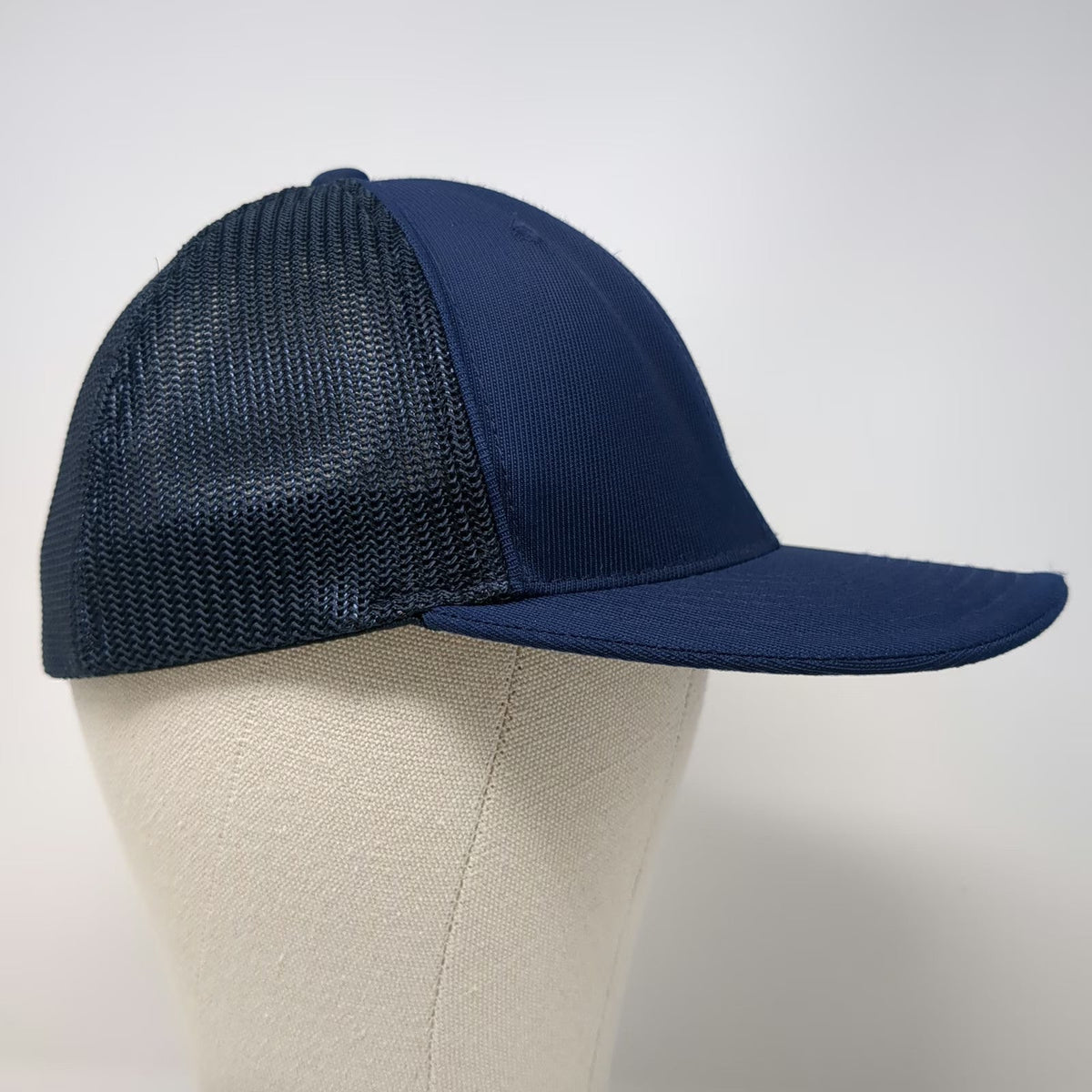 Pacific Headwear Baseball Cap Blue 7 3/8 Mesh Back Fitted Simplot Field Hat
