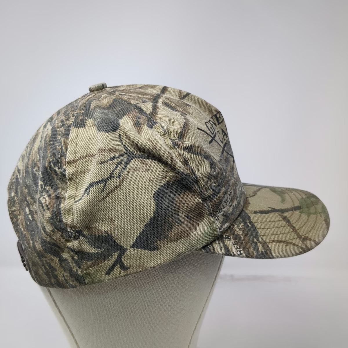 5 Panel Green One Size General Car Exhaust Realtree Camo Snapback hat Automotive