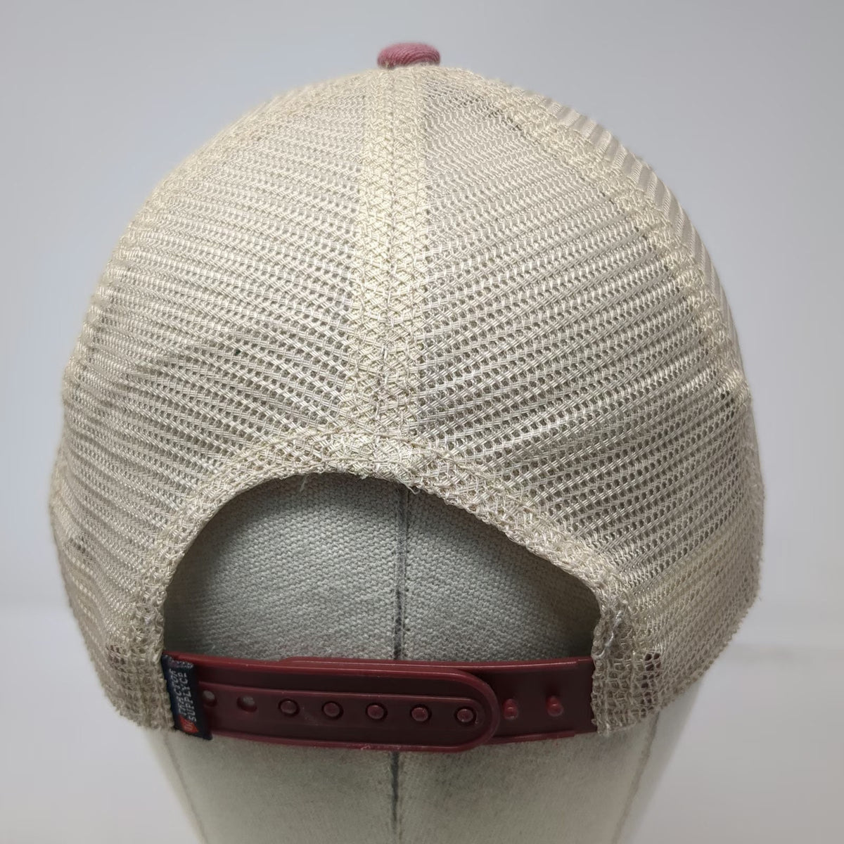 Tractor Supply Co. Trucker Hat Red One Size Snapback Mesh Distressed Patch