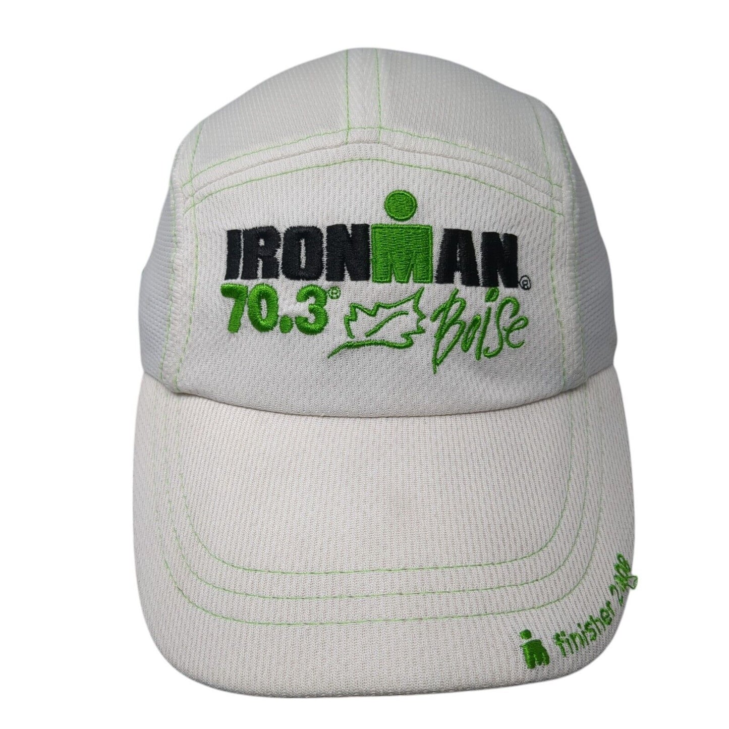 Ironman 70.3 Boise Strapback 5 Panel Hat White One Size Headsweats