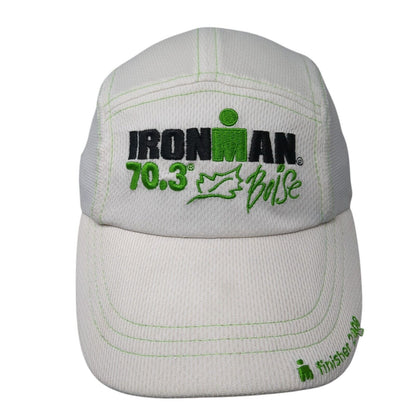 Ironman 70.3 Boise Strapback 5 Panel Hat White One Size Headsweats