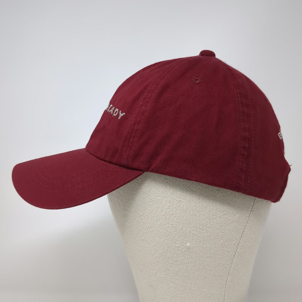 Outdoor Cap Baseball Cap Red One Size Game Ready Equine Silver Embroidered Hat