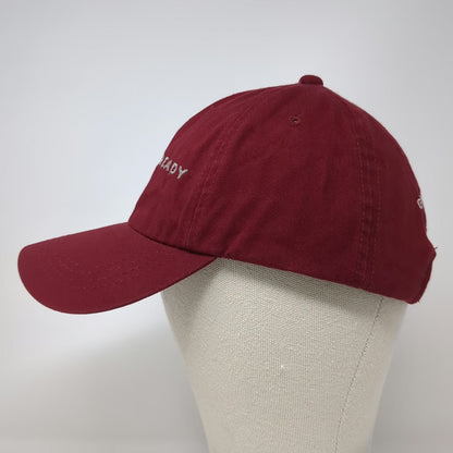 Outdoor Cap Baseball Cap Red One Size Game Ready Equine Silver Embroidered Hat