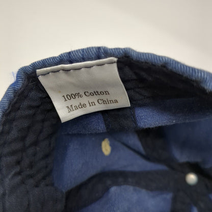 Smirnoff Strapback Hat Blue One Size Adjustable Embroidered Colorblock