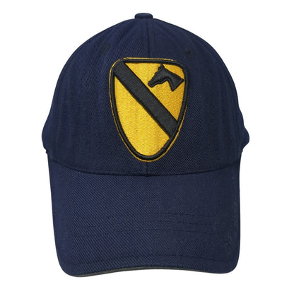 Rapid Dominance Strapback Hat Blue One Size Adjustable Embroidered