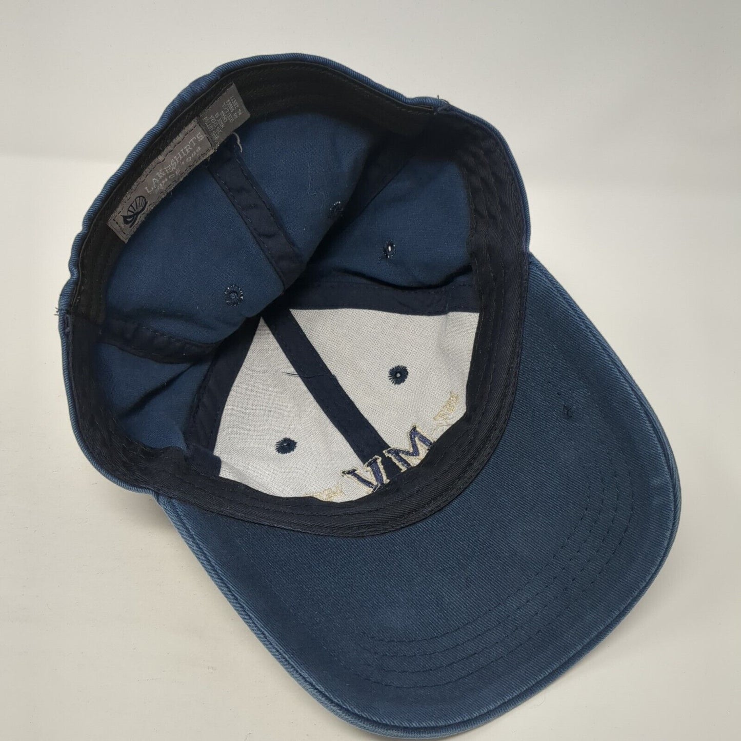 MV Est. 1602 Martha's Vineyard Fitted Baseball Cap Blue OS Adjustable Lakershirt