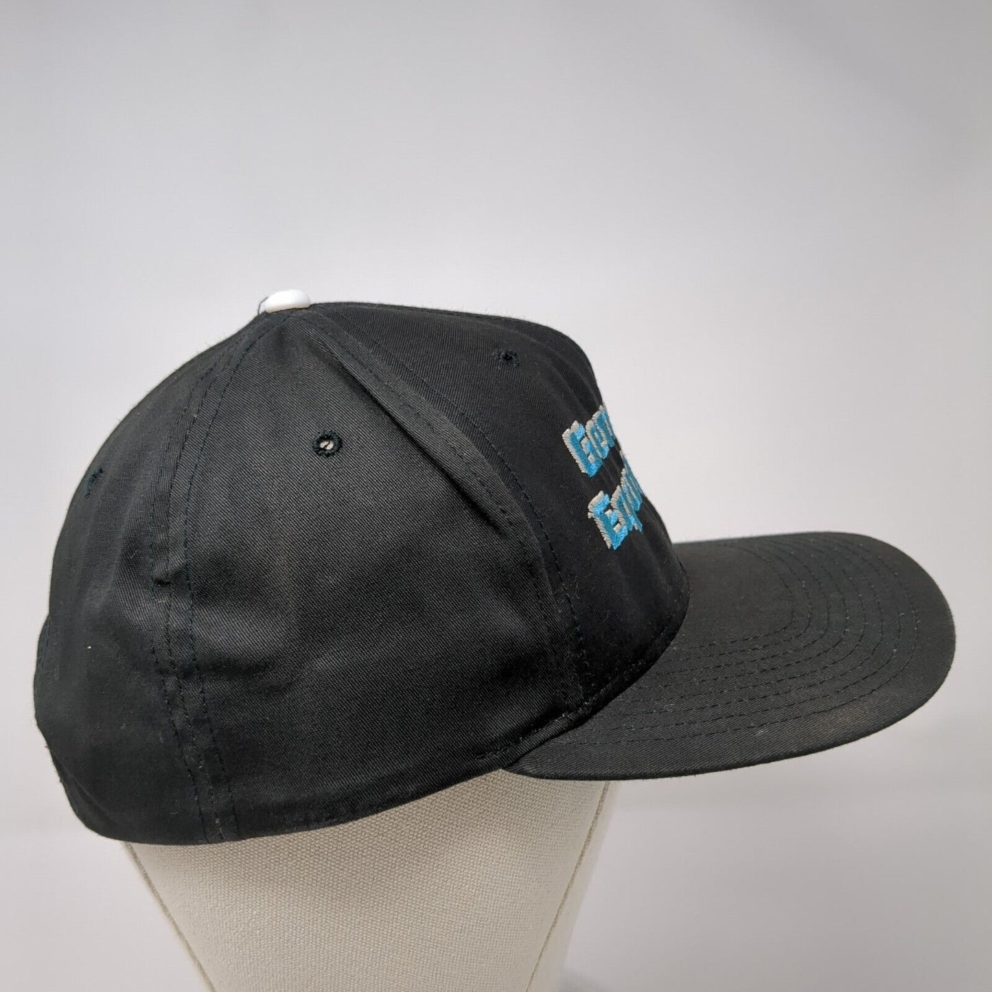 Vintage General Equipment Company Snapback Hat Black Size L Richardson
