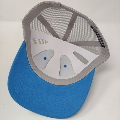 Avalon Leather Patch Snapback Mesh Back Trucker Hat Multi OSFA Richardson