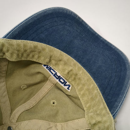 Alternative Headwear Baseball Cap Beige Blue OSFM Slideback Micron Hat Cotton