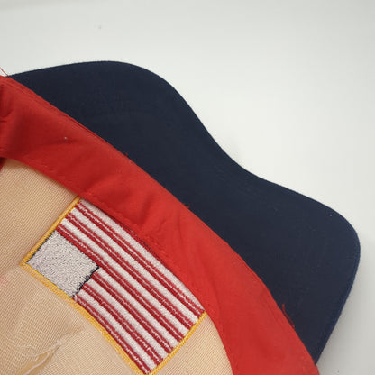 USA Flag Snapback Trucker Hat Multicolor One Size Adjustable Patriotic Infinity