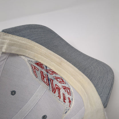 Lane Frost Feather Snapback Trucker Hat Gray One Size Mesh Back 6 Panel