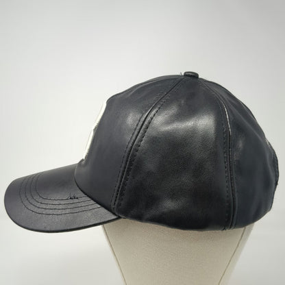 Black Baseball Cap One Size Boston Letter B Embroidered Strapback Hat Souvenir