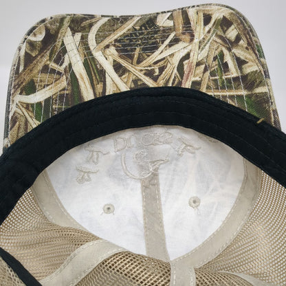 Ducks Unlimited Baseball Cap Green OSFM Camo Mesh Back Slideback 80 Years Hat