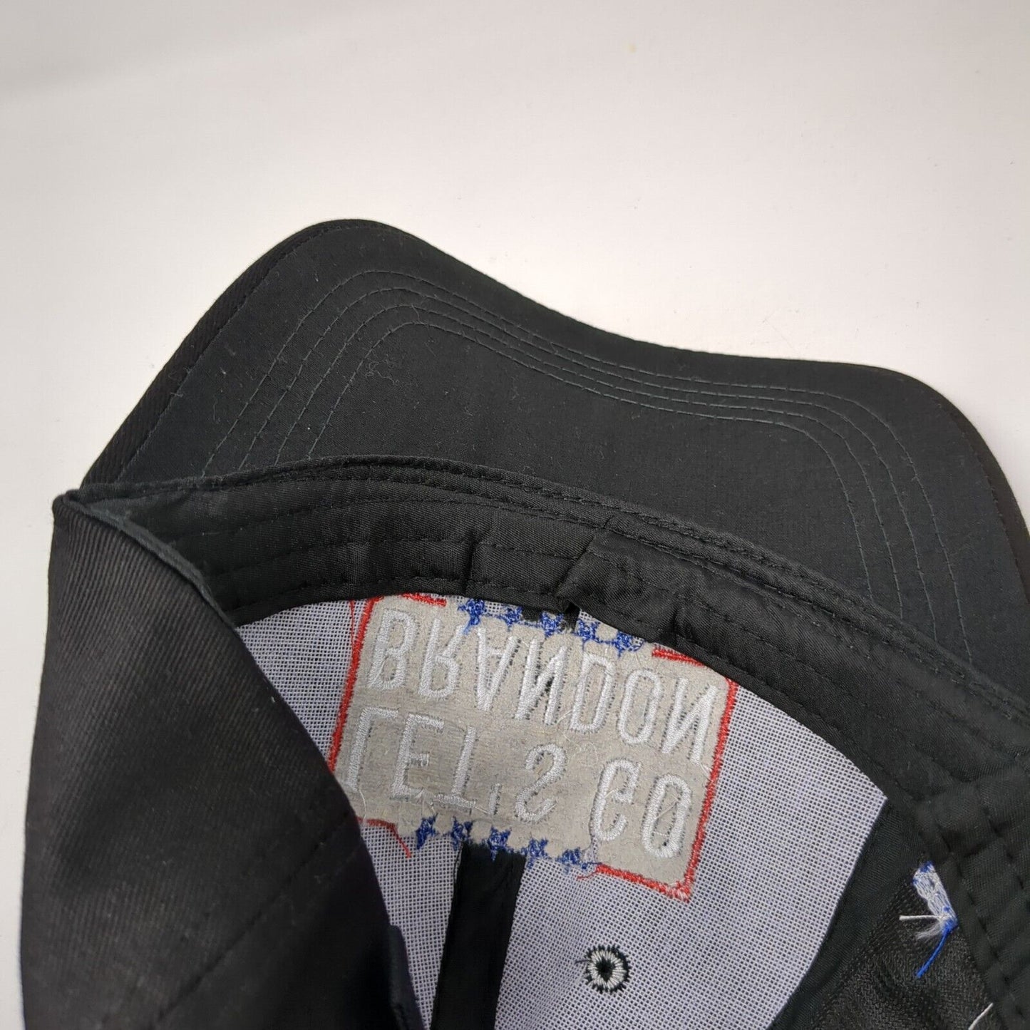 Let's Go Brandon Slideback Hat Black One Size Adjustable Embroidered Patriotic