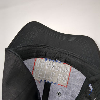Let's Go Brandon Slideback Hat Black One Size Adjustable Embroidered Patriotic