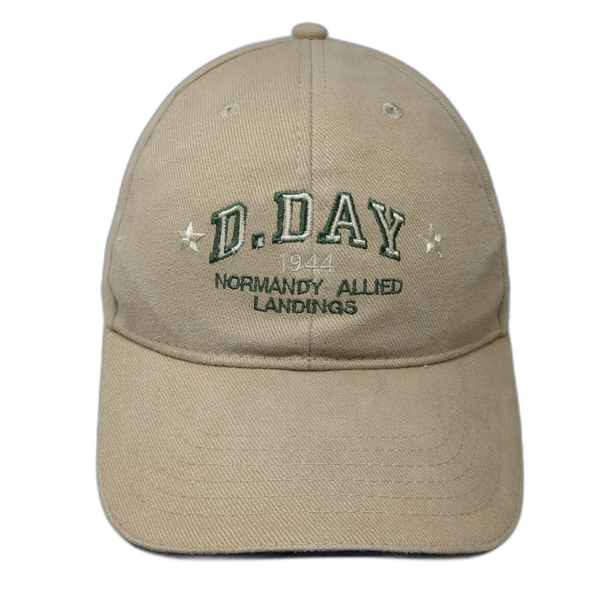 Atlantis Baseball Cap Beige One Size D Day Normandy Allied Landings Hat Stars