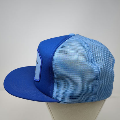 Namark Trucker Hat Blue Productive Parts Caterpillar Equipment Mesh Vintage