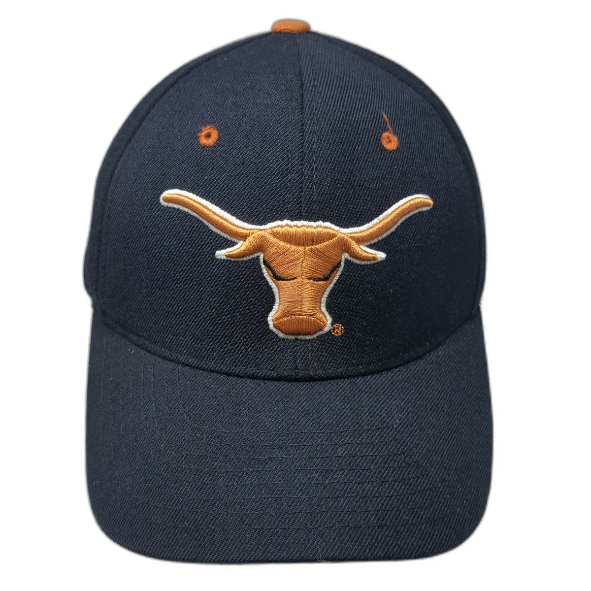 Texas Longhorns NCAA Zephyr Hat Black Orange White 7 5/8 Embroidered Logo Fitted