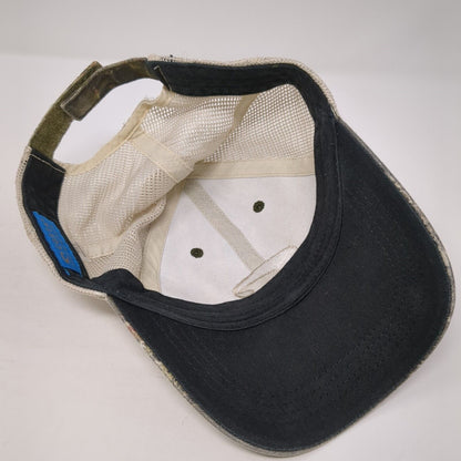 Costa Del Mar Strapback Hat Camouflage One Size Adjustable Embroidered Mesh Back