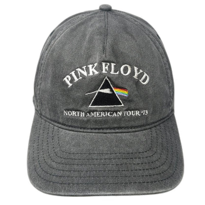 Pink Floyd 5 Panel Gray Hat One Size North American Tour 73 Prism Snapback