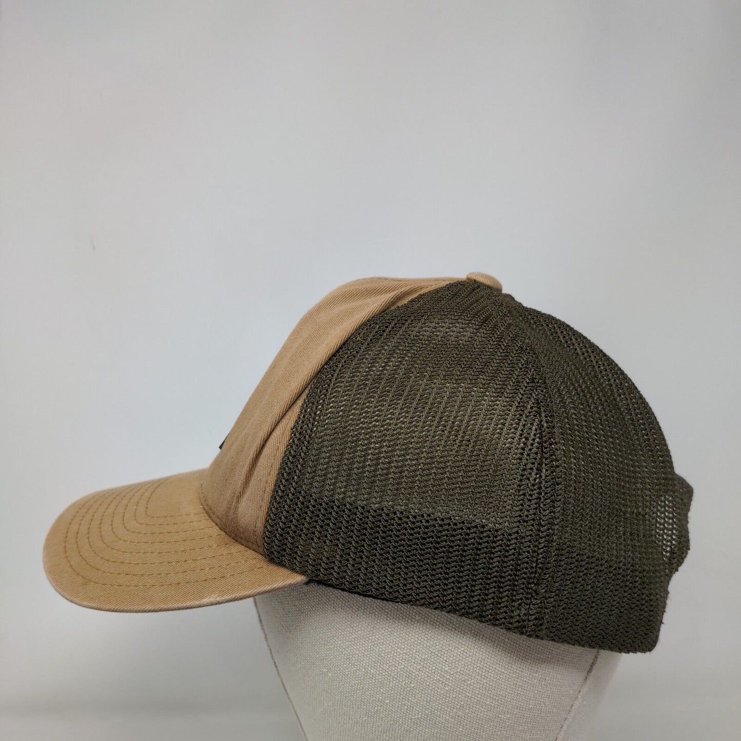 RVCA Patch Snapback Mesh Back Trucker Hat Multicolor Mid Fit Flexfit