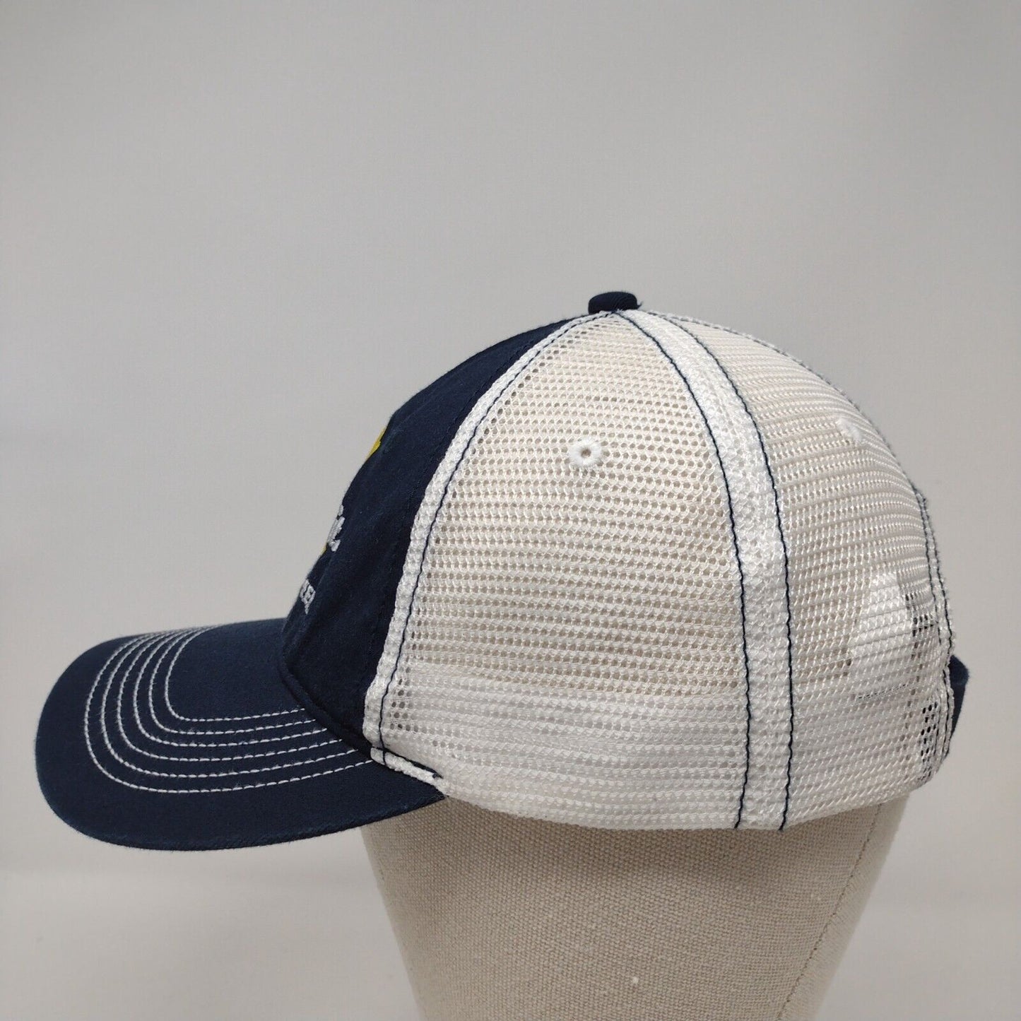 2021 Run Through It Race To Robie Creek Trucker Hat Blue OSFA Mesh Back District
