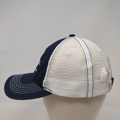 2021 Run Through It Race To Robie Creek Trucker Hat Blue OSFA Mesh Back District