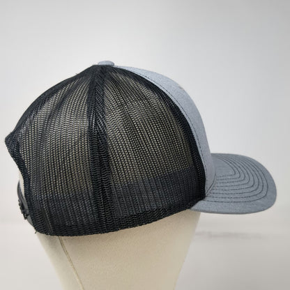 Richardson Trucker Hat Gray One Size Skyshare Logo Mesh Snapback Black 112