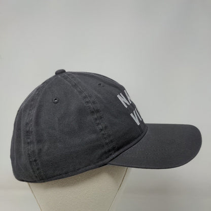 Nashville Slideback Hat Gray OSFM Embroidered Adjustable 6 Panel