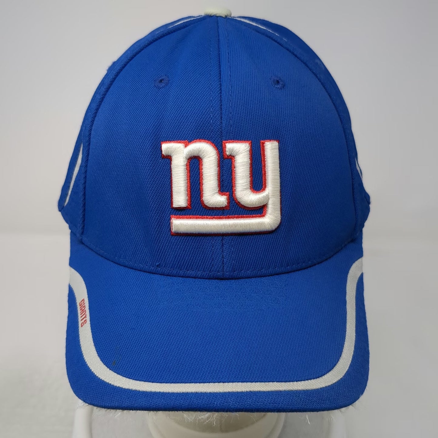 New York Giants NFL Reebok Baseball Cap Blue Red White XL Onfield Stretch Hat