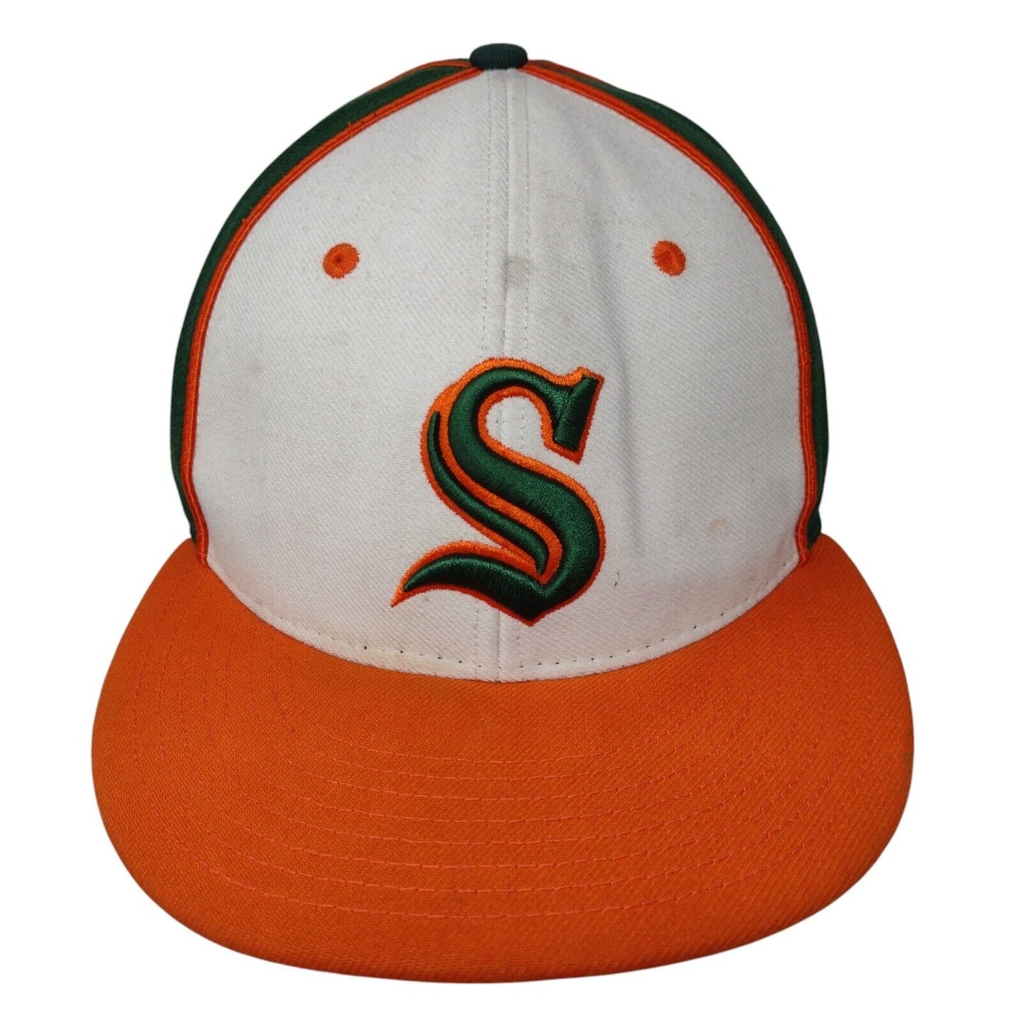 Letter S Fitted Hat Multi 7 3/8 Embroidered Colorblock Richardson