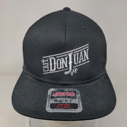 Cafe Don Juan Snapback Mesh Back Trucker Hat OSFM 6 Panel Otto
