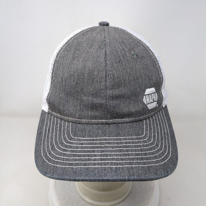 NAPA Snapback Mesh Back Trucker Hat Gray One Size Colorblock 6 Panel