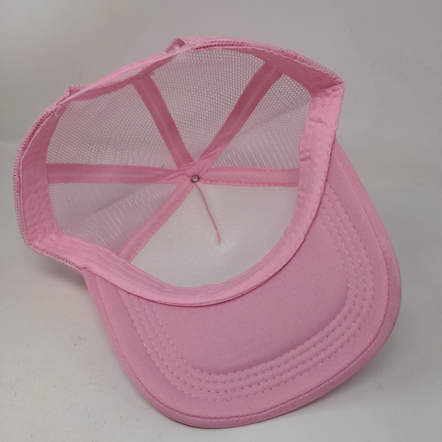 Florida Sunshine State Snapback Mesh Back Trucker Hat Pink One Size