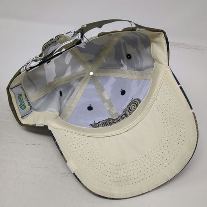 O'Reilly Auto Parts Baseball Cap Green One Size Camo Strapback Shamrock Hat