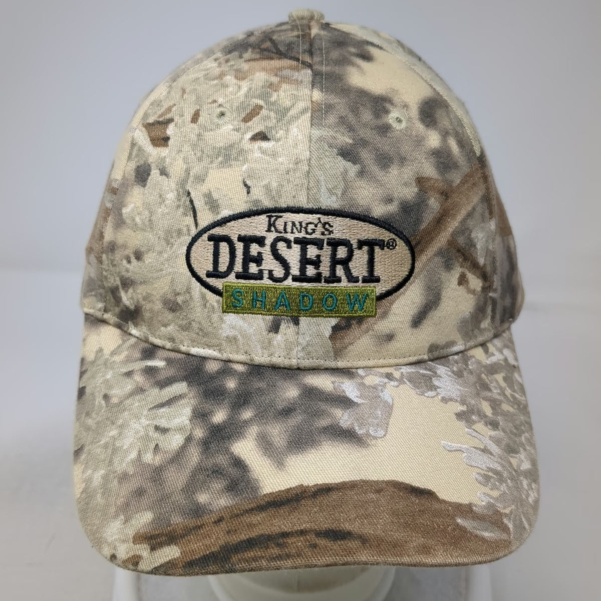 King's Desert Shadow Camo Baseball Cap Beige One Size Strapback Hunting Hat